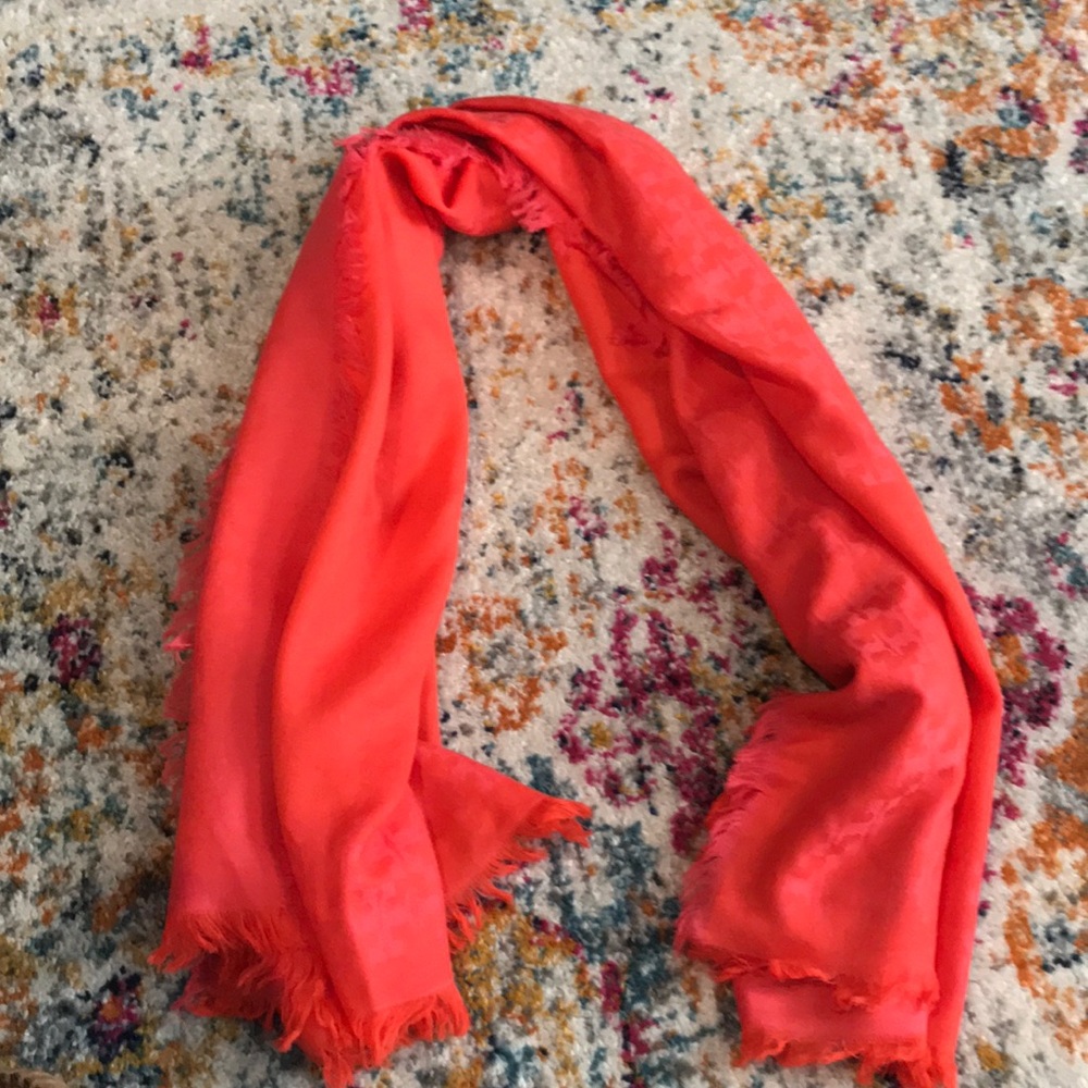 Tory Burch Traveler Jacquard 泥 scarf - Picture 1 of 7